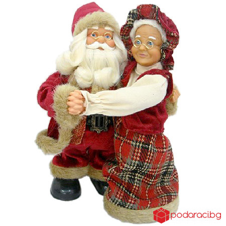 Дядо Коледа с баба 30 см.