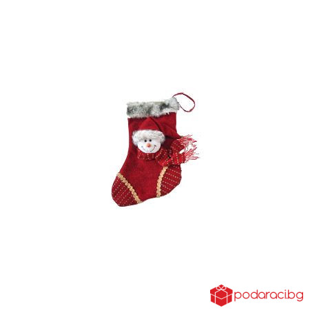 Червен коледен чорап