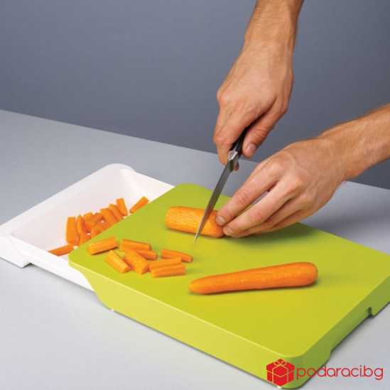 Кухненска дъска с подвижна тавичка