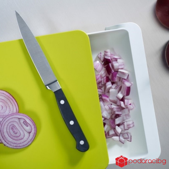 Кухненска дъска с подвижна тавичка