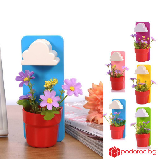 3D декоративна саксия с облаче