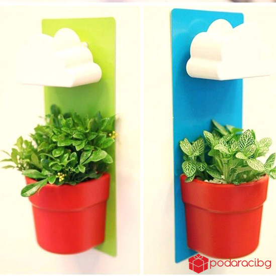 3D декоративна саксия с облаче