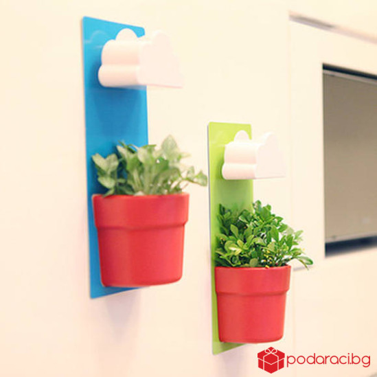 3D декоративна саксия с облаче