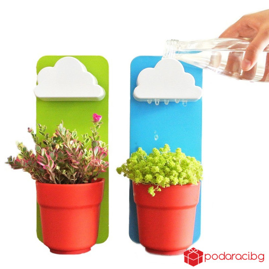 3D декоративна саксия с облаче