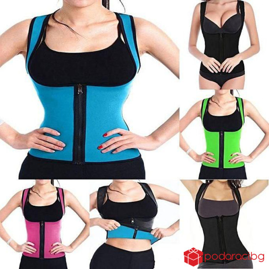 Дамска неопренова жилетка с цип