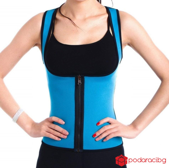 Дамска неопренова жилетка с цип