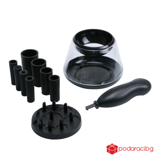 Електрически уред за почистване на четки за грим