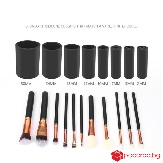 Електрическа машинка за почистване на четки за грим