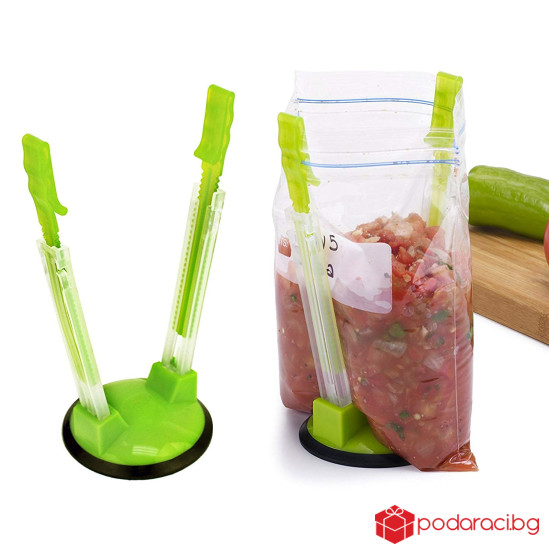 Практична държач за пълнене пликчета