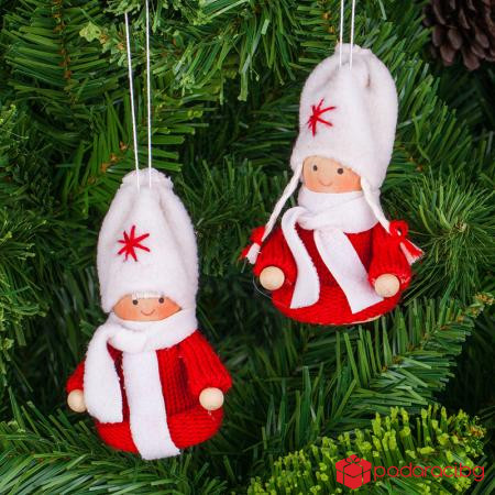 Коледни куклички 2 бр. 10.5 см.