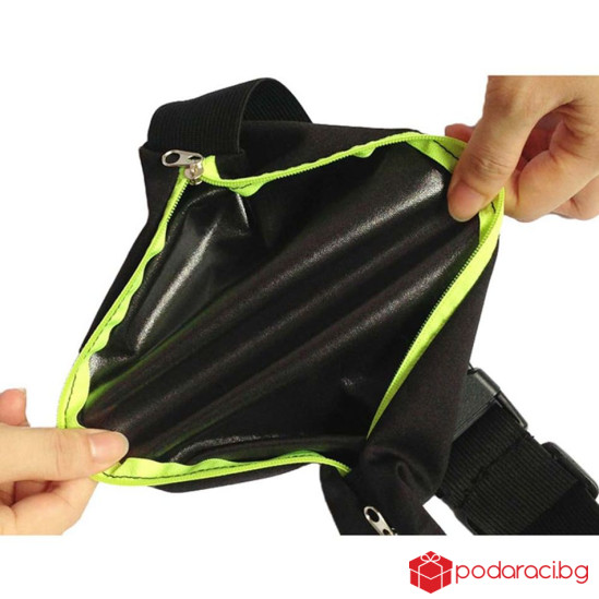 Еластичен спортен колан за телефон и документи