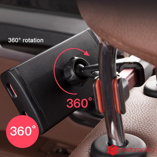 Стойка за телефон и таблет на задна седалка