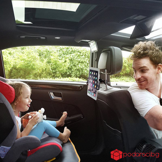 Стойка за телефон и таблет на задна седалка