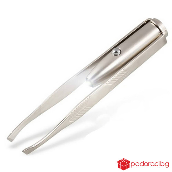 Пинсета за вежди с фенерче