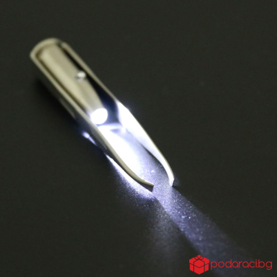 Пинсета за вежди с фенерче