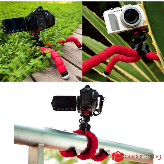 Гъвкав статив за телефон