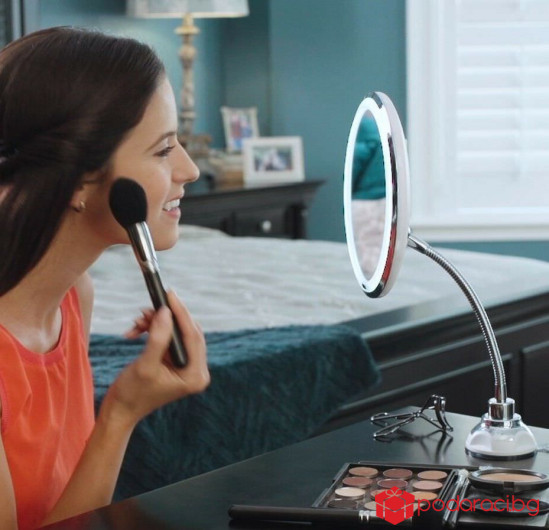 LED Огледало с гъвкава дръжка
