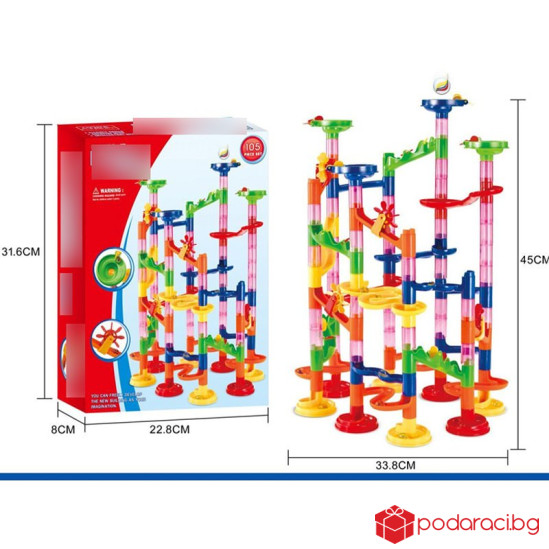 Образователен 3D конструктор Race runner 105 части