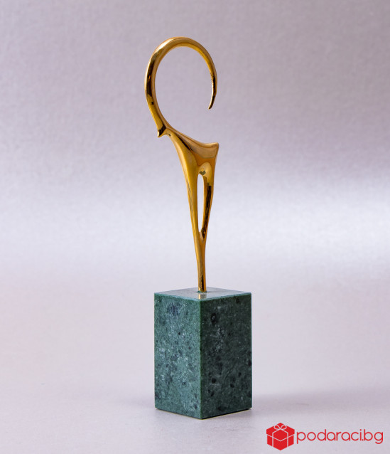 Бронзова статуетка Козирог, малък