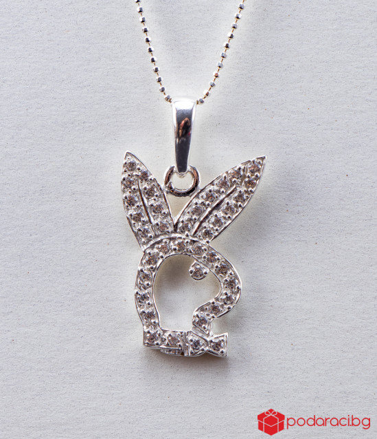 Women's silver necklace for boyfriend