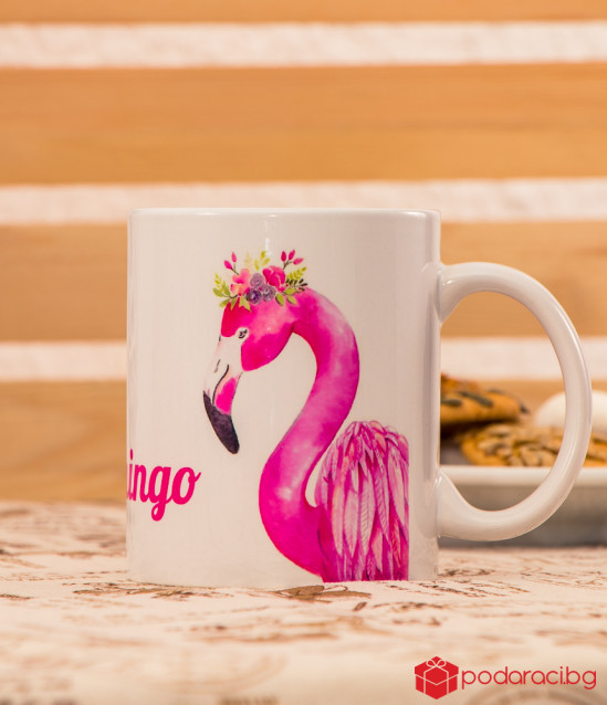 A cup of Flamingo