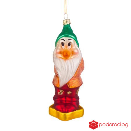 Стъклена играчка джудже Срамежливко