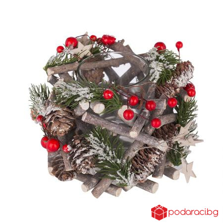 Елегантен Коледен свещник