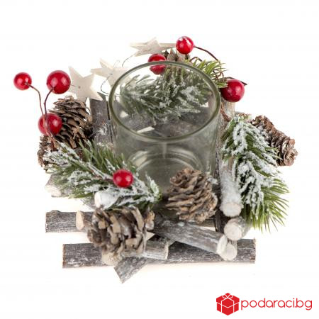 Коледен свещник Клончета