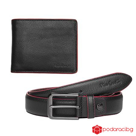 Сет от портфейл и колан - Pierre Cardin - 125 см