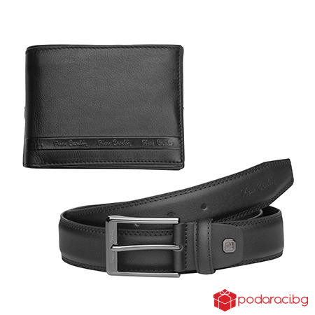 Комплект колан и портфейл - PIERRE CARDIN - 120 см