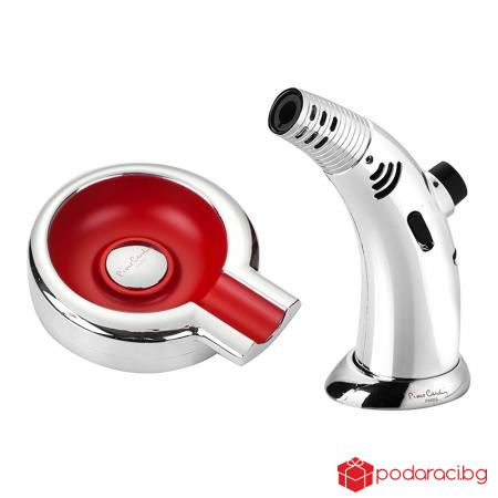 Комплект запалка и пепелник за пури - PIERRE CARDIN