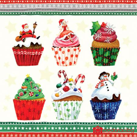 Салфетки Коледен сладкиш