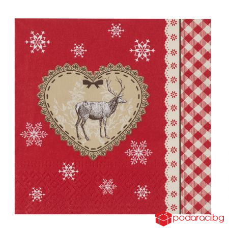 Салфетки Коледен елен