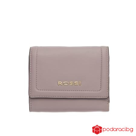 Стилно дамско портмоне в лилаво -ROSSI