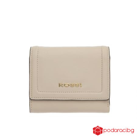 Стилно дамскo портмоне в цвят слонова кост - ROSSI