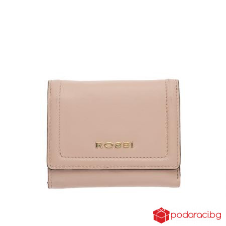 Стилно дамско портмоне в светло розово - ROSSI