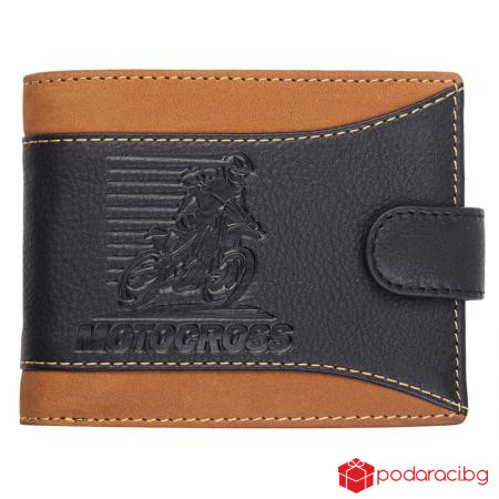 Мъжки портфейл SILVER FLAME  от колекцията Motocross