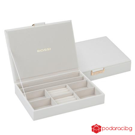 Бяла кутия за бижута ROSSI