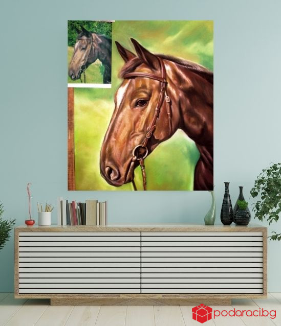 Картина Животни цветен пастел