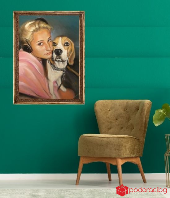 Картина Животни цветен пастел