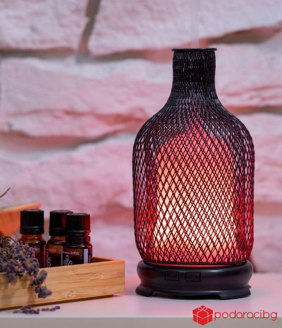 АРОМА ДИФУЗЕР МОХАНА ЧЕРНА МЕТАЛНА МРЕЖА