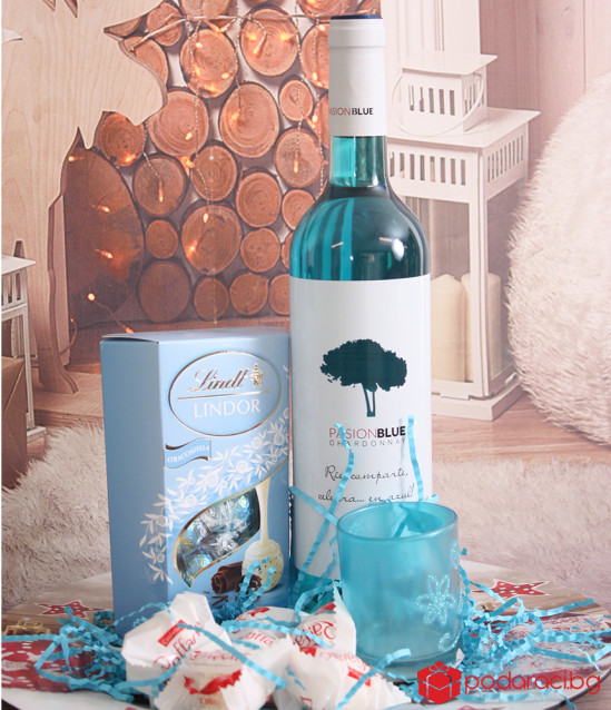 Синя Коледа подаръчен комплект