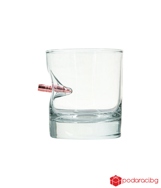 Чаша за уиски с истински куршум