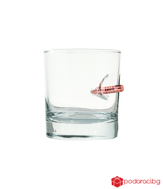 Чаша за уиски с истински куршум