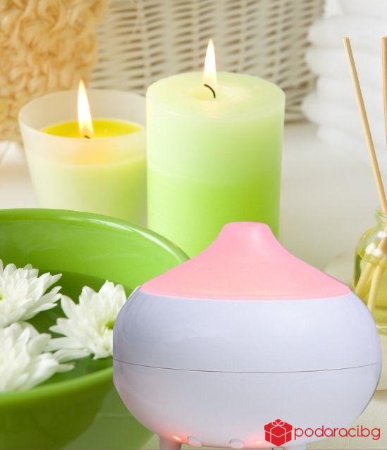 АРОМА ДИФУЗЕР МОХАНА КЛАСИЧЕСКИ БЯЛ, С ТАЙМЕР