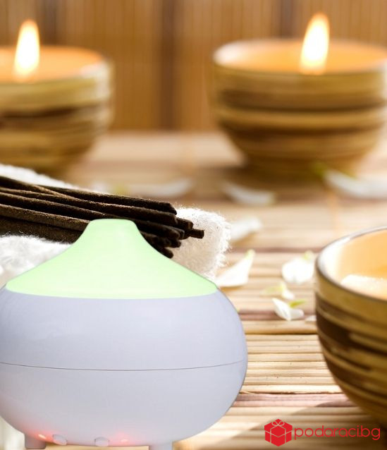 АРОМА ДИФУЗЕР МОХАНА КЛАСИЧЕСКИ БЯЛ, С ТАЙМЕР