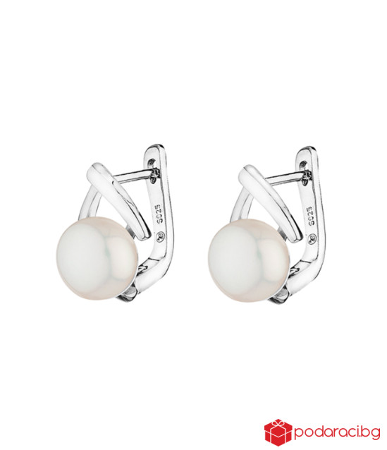 Дамски обици с перли