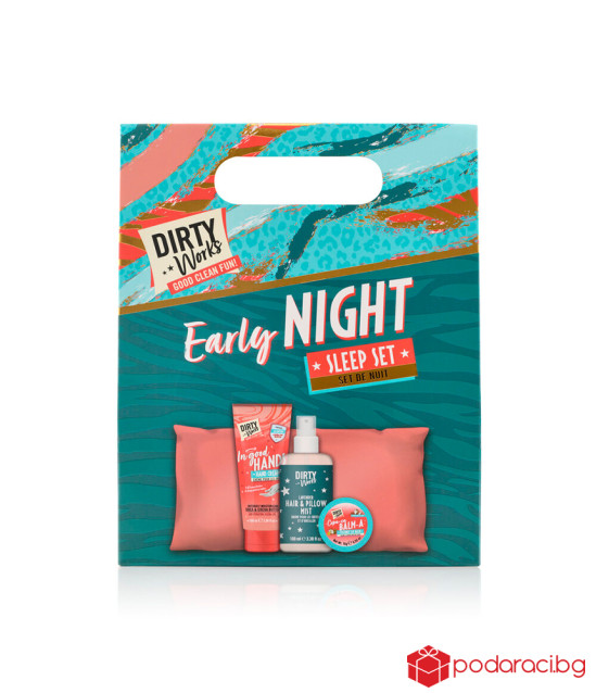 Dirty Works подаръчен комплект Early Night 4 части