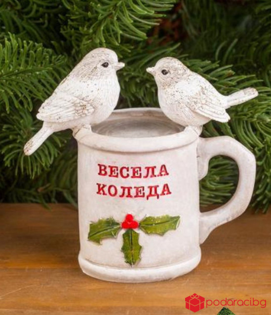 Декоративна чаша с пилета