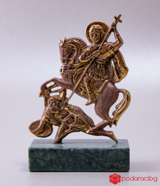 Бронзова статуетка Свети Димитър
